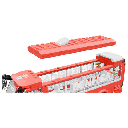Set NEKO de autobús rojo del Benfica con tres figuras - 4