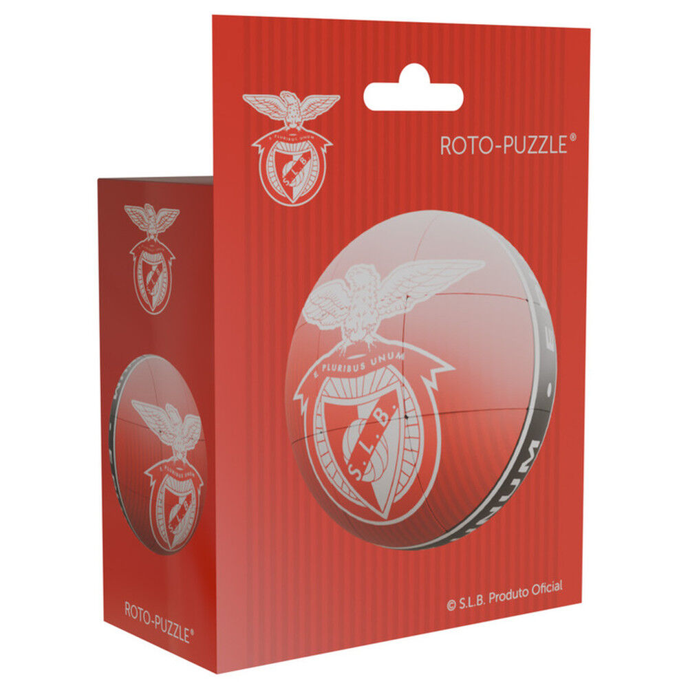 Puzzle esférico rojo del Benfica con iconos de fútbol - 4