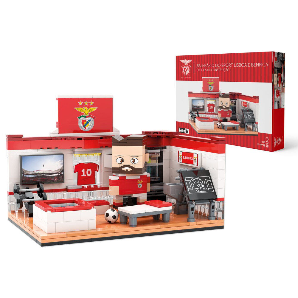 Set de bloques NEKO del vestuario del Benfica con figura de jugador - 4