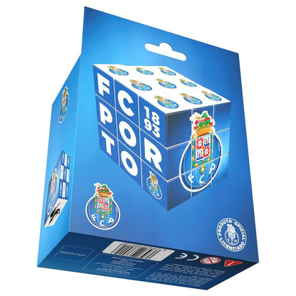 Cubo puzzle de bloques del Porto en azul y blanco - 4