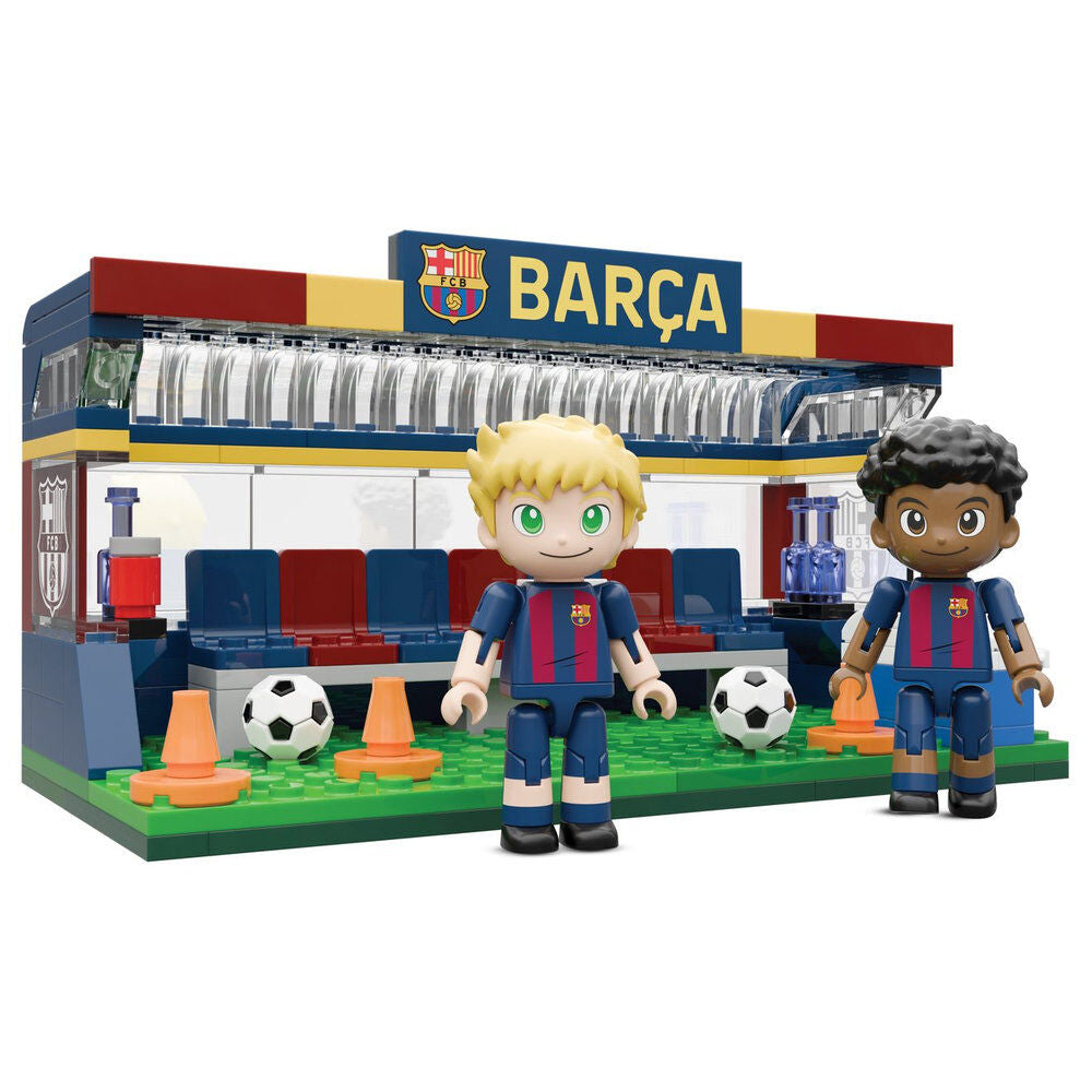 Set de bloques del banquillo del FC Barcelona con dos figuras - 5