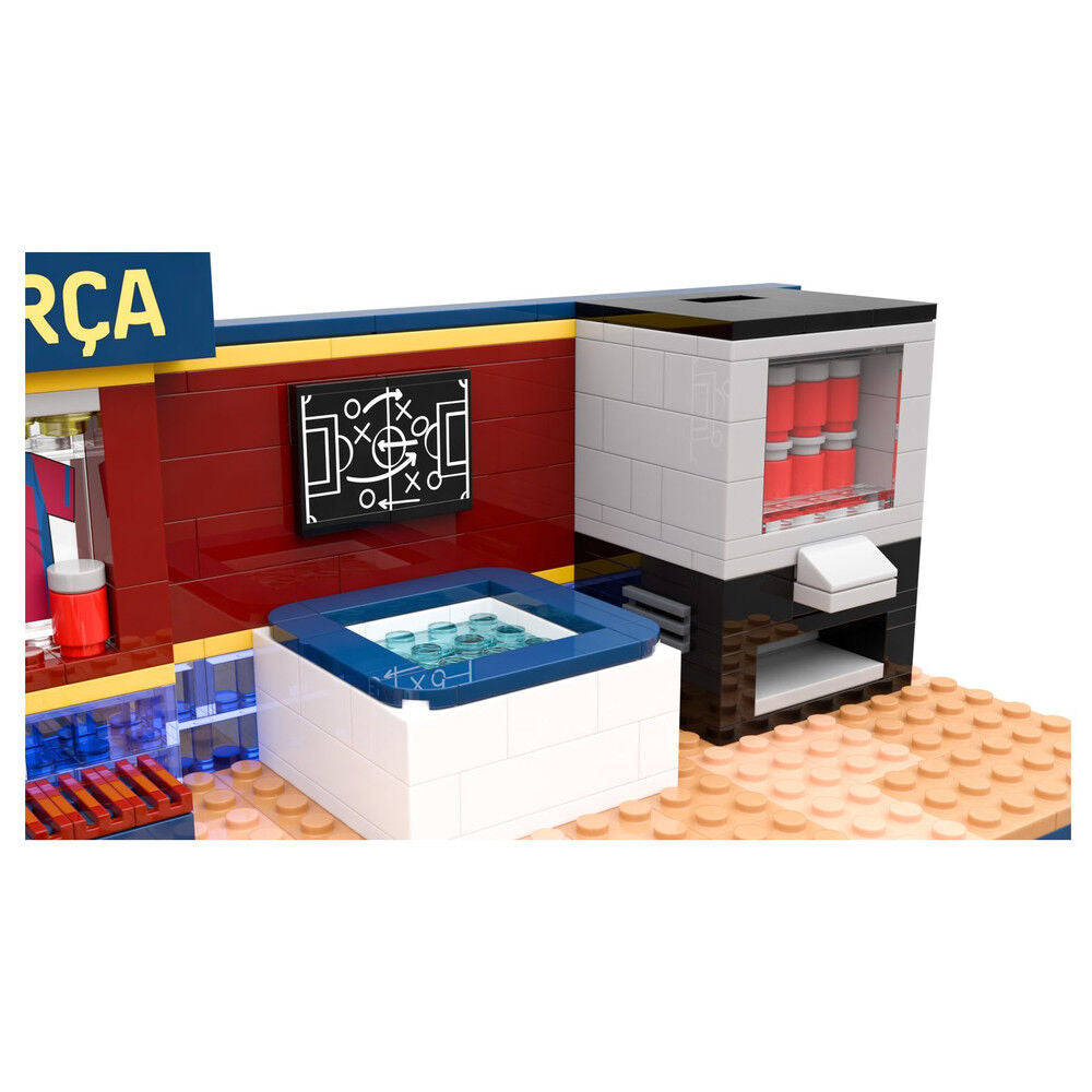 Set de bloques FC Barcelona con vestuario azulgrana y figura de jugador - 5