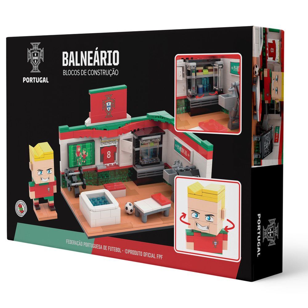 Set NEKO de bloques FPF Portugal con vestuario y figura de jugador - 5