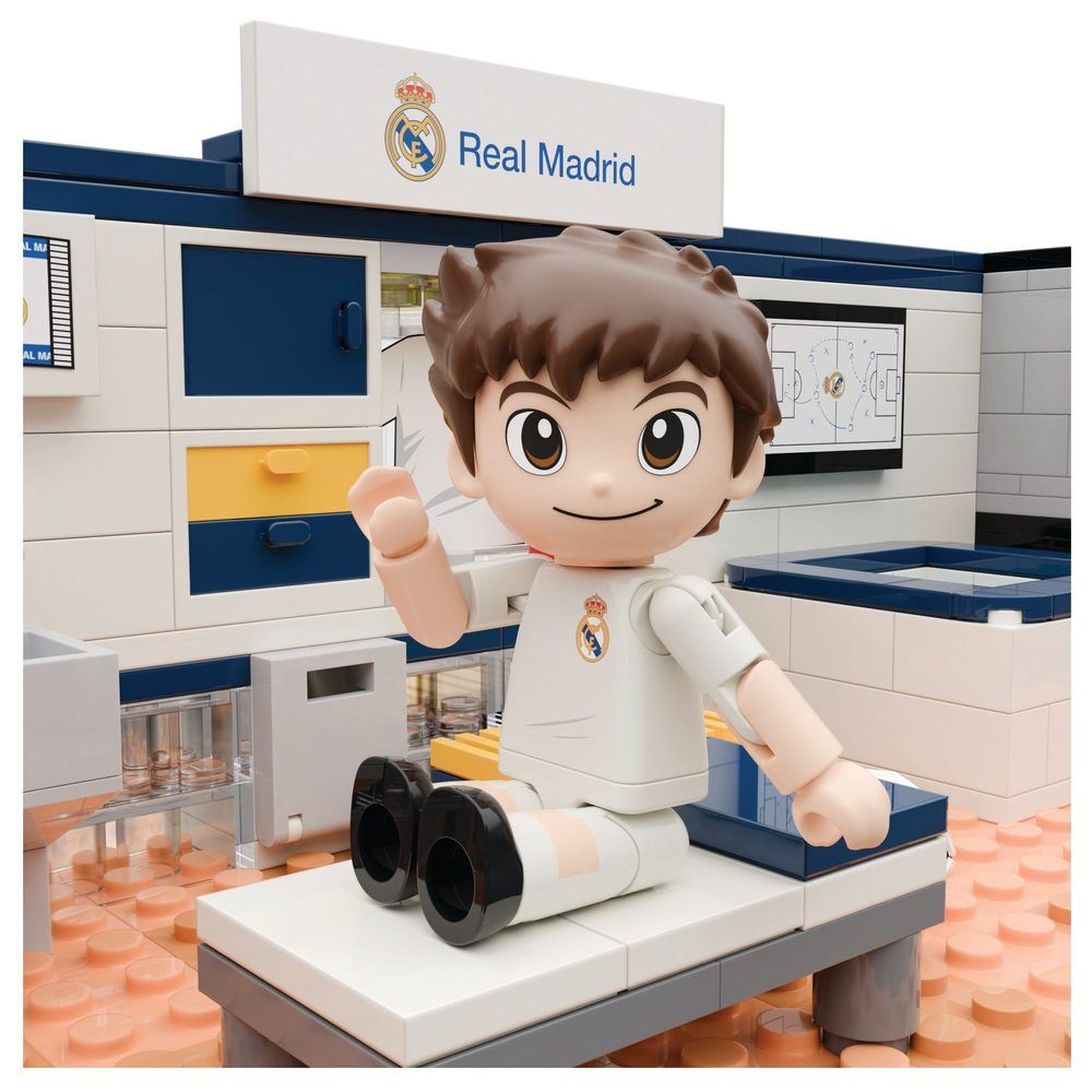 Set de bloques NEKO del vestuario del Real Madrid con figura de jugador - 6
