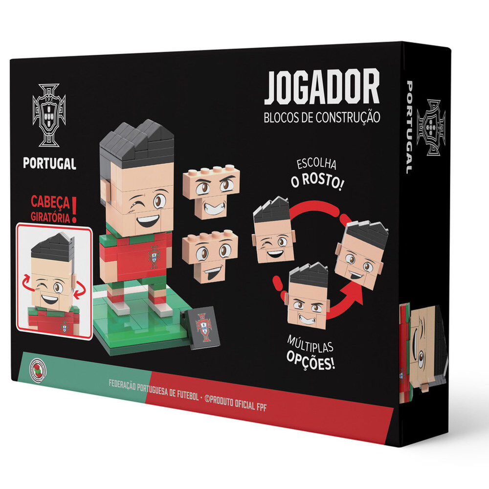 Figura de jugador FPF de bloques NEKO con camiseta roja - 5
