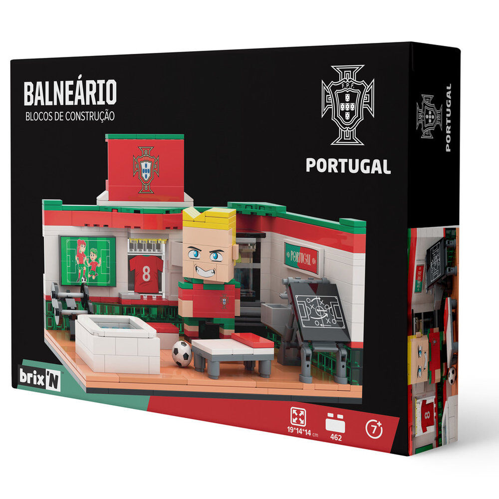 Set NEKO de bloques FPF Portugal con vestuario y figura de jugador - 6