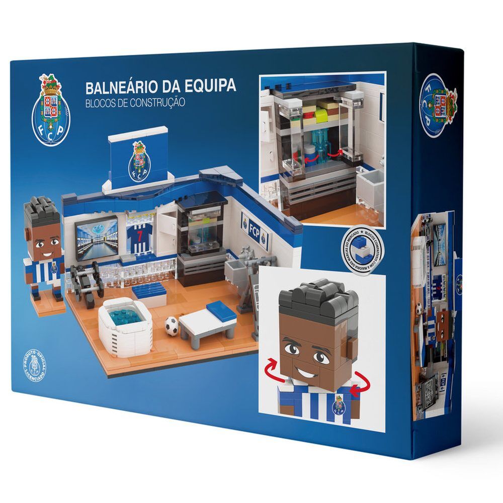 Set NEKO de bloques del vestuario del FC Porto con jugador y accesorios - 6