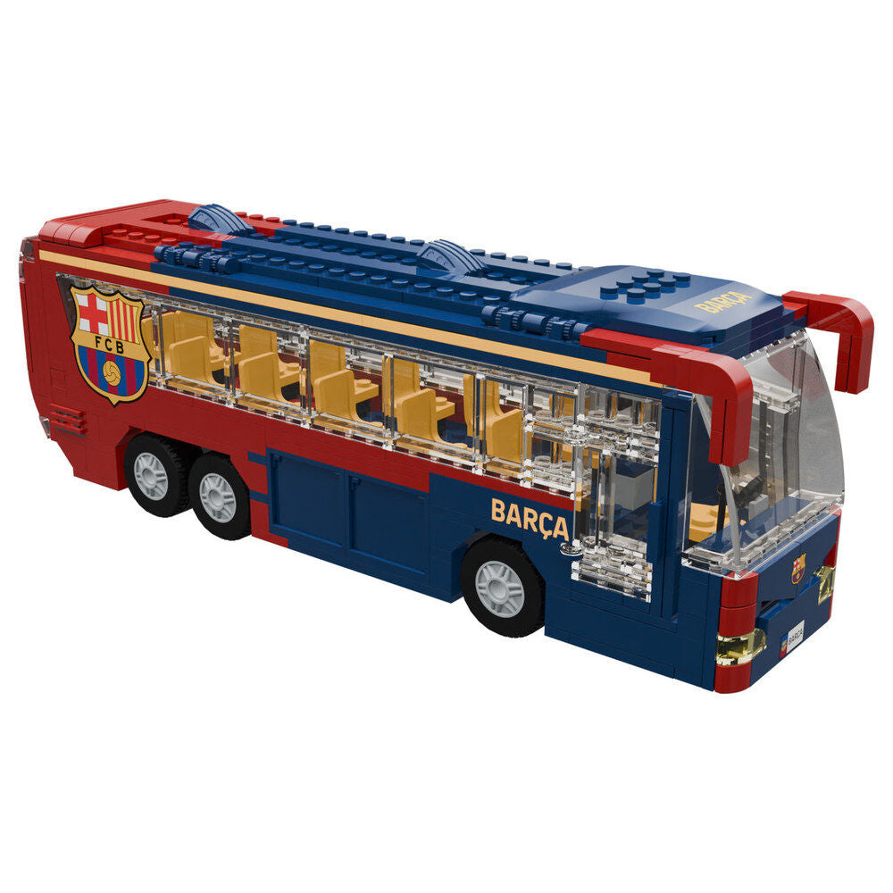 Set de construcción del autobús del FC Barcelona con tres figuras - 7