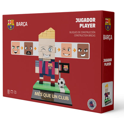 Jugador del FC Barcelona construido con bloques NEKO y accesorios - 7