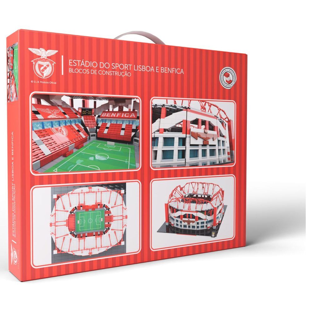 Estadio del Benfica de bloques de construcción NEKO en rojo y blanco - 7