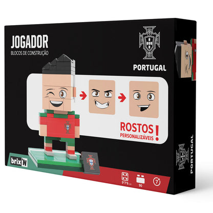 Figura de jugador FPF de bloques NEKO con camiseta roja - 6