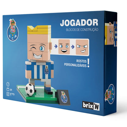 Set NEKO de bloques con jugador del Porto, balón y base - 7