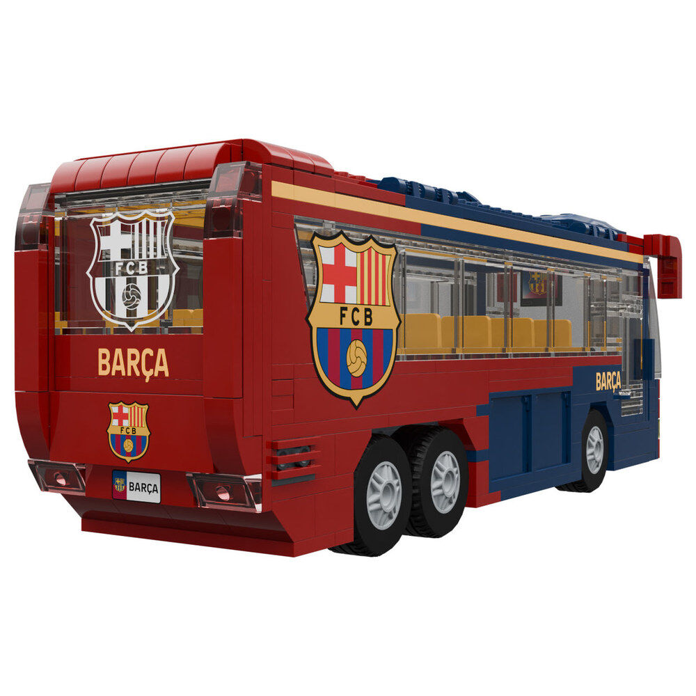 Set de construcción del autobús del FC Barcelona con tres figuras - 8