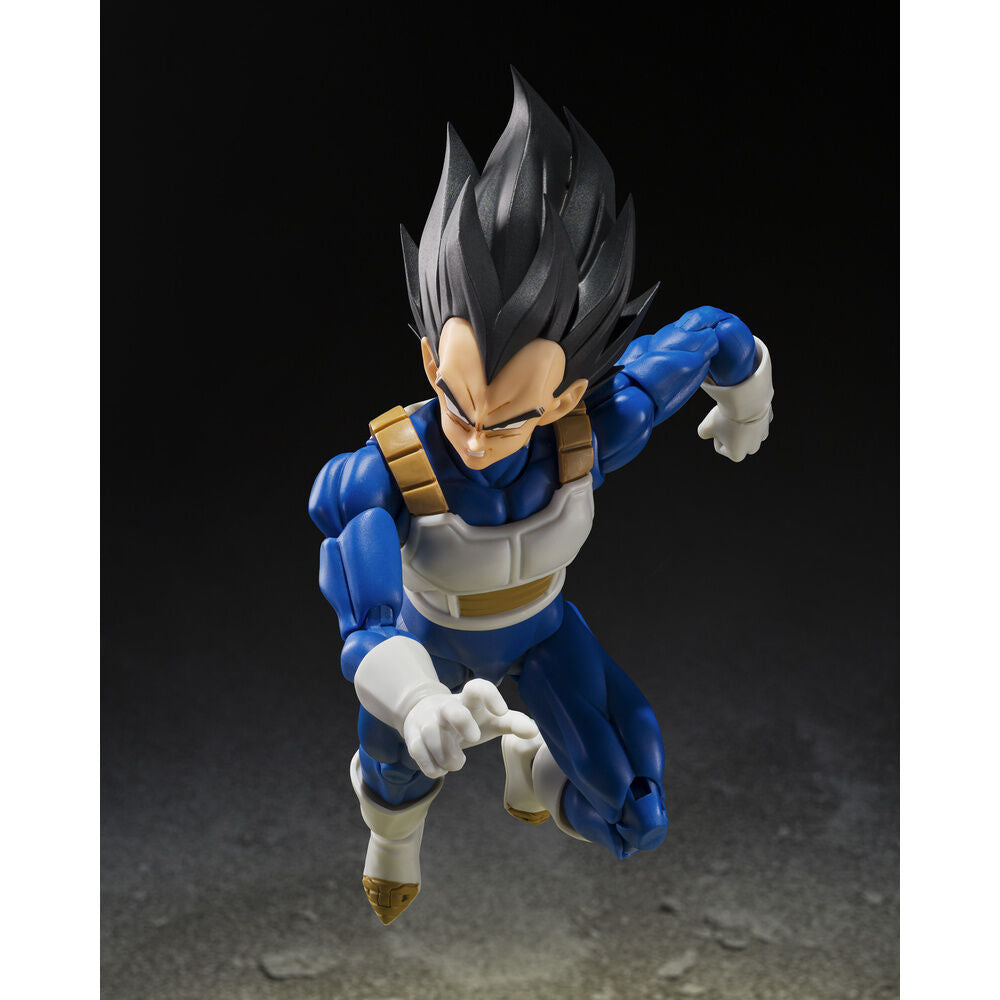 Figura articulada de Vegeta con armadura blanca y azul - 2