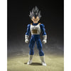 Figura articulada de Vegeta con armadura blanca y azul