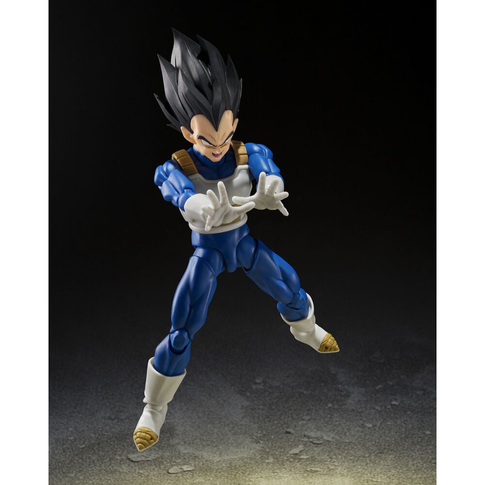 Figura articulada de Vegeta con armadura blanca y azul - 3