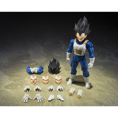 Figura articulada de Vegeta con armadura blanca y azul - 5