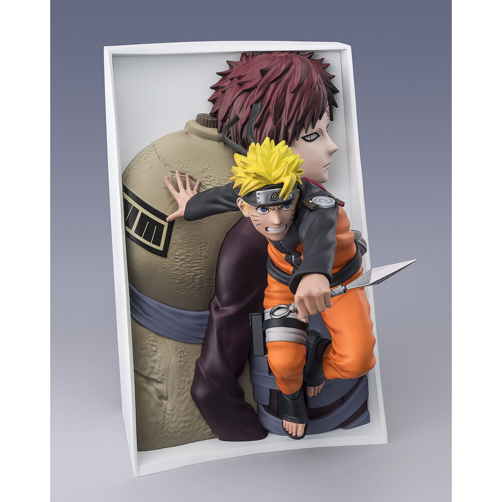 Figura Figuarts ZERO de Naruto Uzumaki con Gaara al fondo - 2