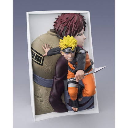 Figura Figuarts ZERO de Naruto Uzumaki con Gaara al fondo - 2