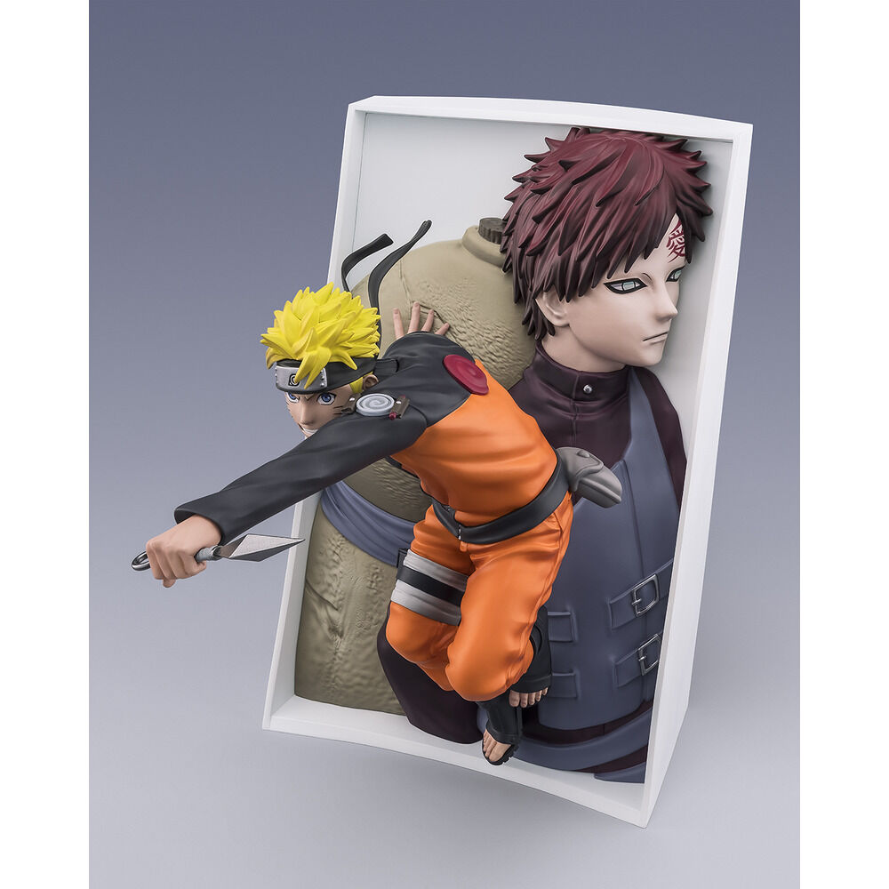 Figura Figuarts ZERO de Naruto Uzumaki con Gaara al fondo - 4
