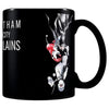 Taza termosensible negra de cerámica con Batman y Joker de DC Comics