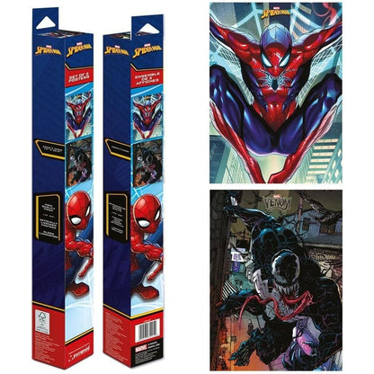 Set de 2 pósteres Marvel de Spider-Man y Venom