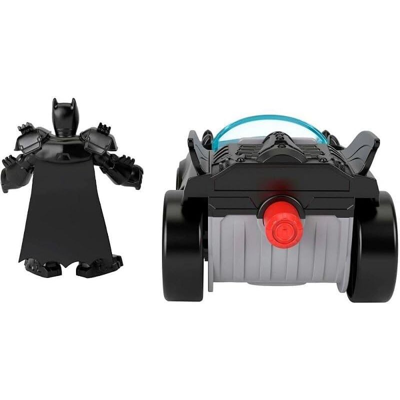 Figura DC Super Friends con coche de juguete y discos lanzadores - 7