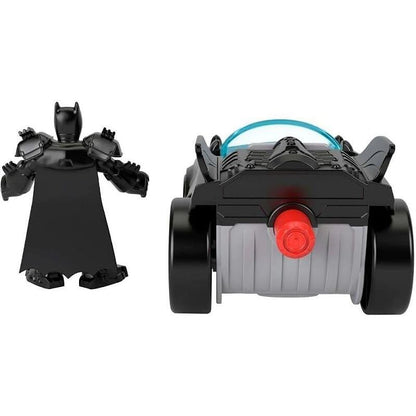 Figura DC Super Friends con coche de juguete y discos lanzadores - 7