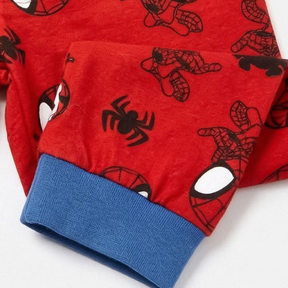 Pijama infantil Spider-Man Marvel azul y rojo de manga larga - 3