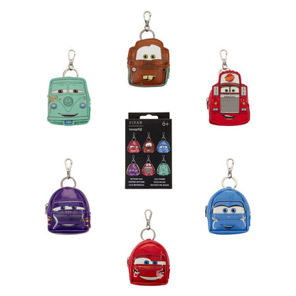 Llavero mini mochila Loungefly de Cars Disney Pixar en diseño surtido