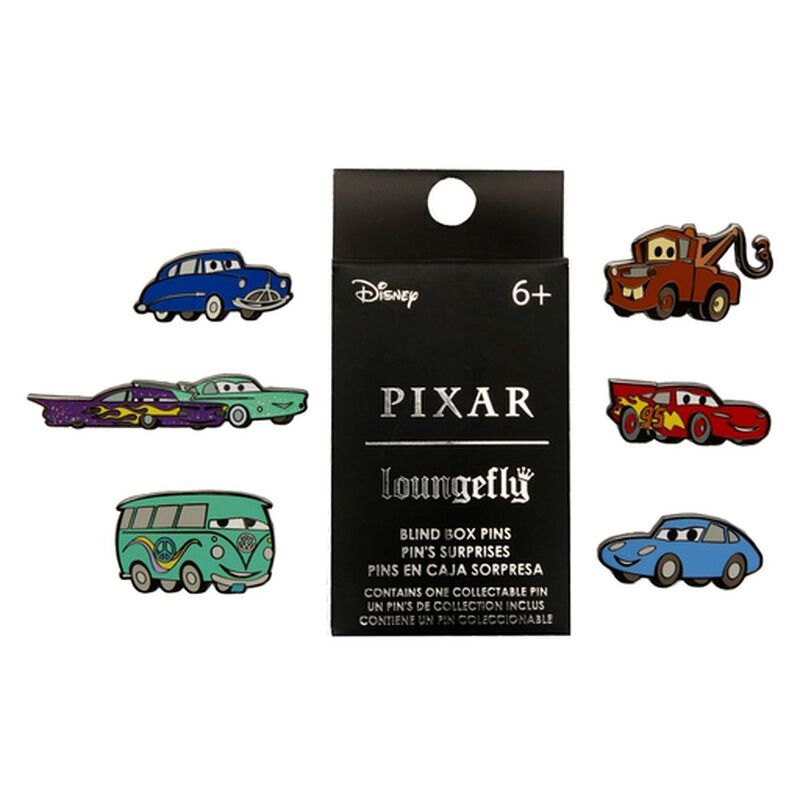Blind box con pin sorpresa de Cars Disney Pixar Loungefly