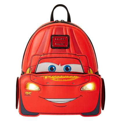 Mochila roja Loungefly de Rayo McQueen de Disney Pixar Cars