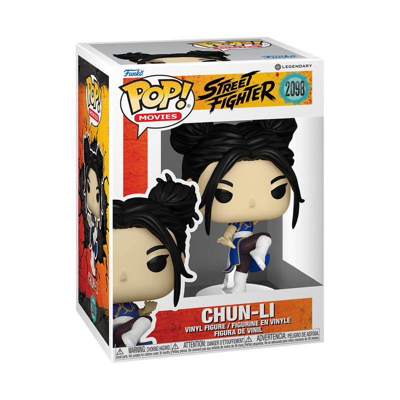 Figura FUNKO POP! de Chun-Li de Street Fighter en caja