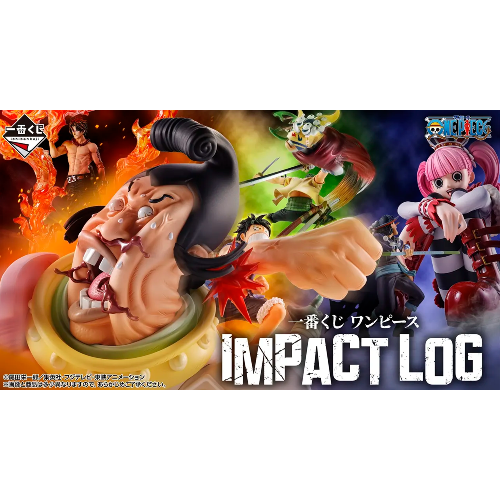 Pack Ichiban Kuji One Piece Impact Log de BANPRESTO con personajes de One Piece