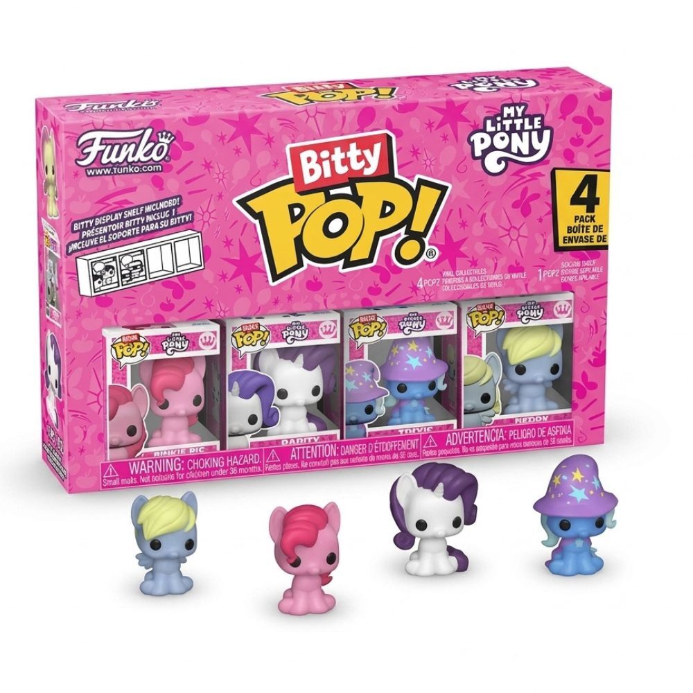 Blíster FUNKO Bitty POP! de My Little Pony con 4 figuras