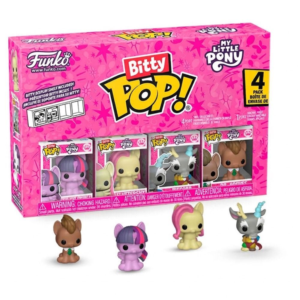 Pack de 4 figuras FUNKO Bitty POP! de My Little Pony Twilight Sparkle