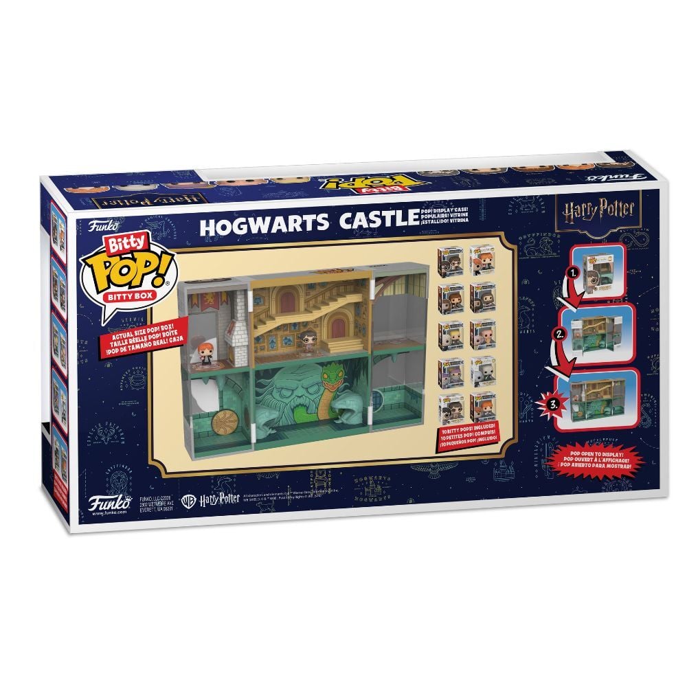 Set Funko Bitty POP! Hogwarts Castle con escenario y 10 figuras Harry Potter
