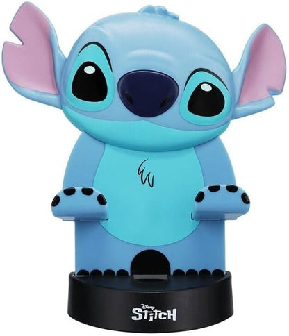 Soporte para smartphone con figura de Stitch Disney sobre base negra