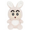 Peluche de Shin Chan con disfraz de conejo rosa de 30 cm