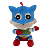 Peluche Superhéroe Shin Chan de 40 cm con traje azul, rojo y verde