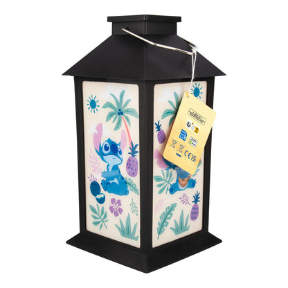 Lámpara proyector solar LunaGlo de Stitch Disney con diseño tropical