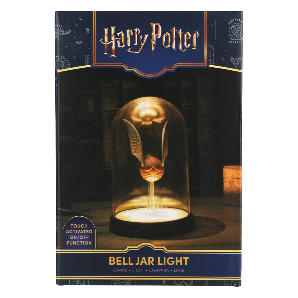 Lámpara campana Harry Potter con Snitch Dorada - 2