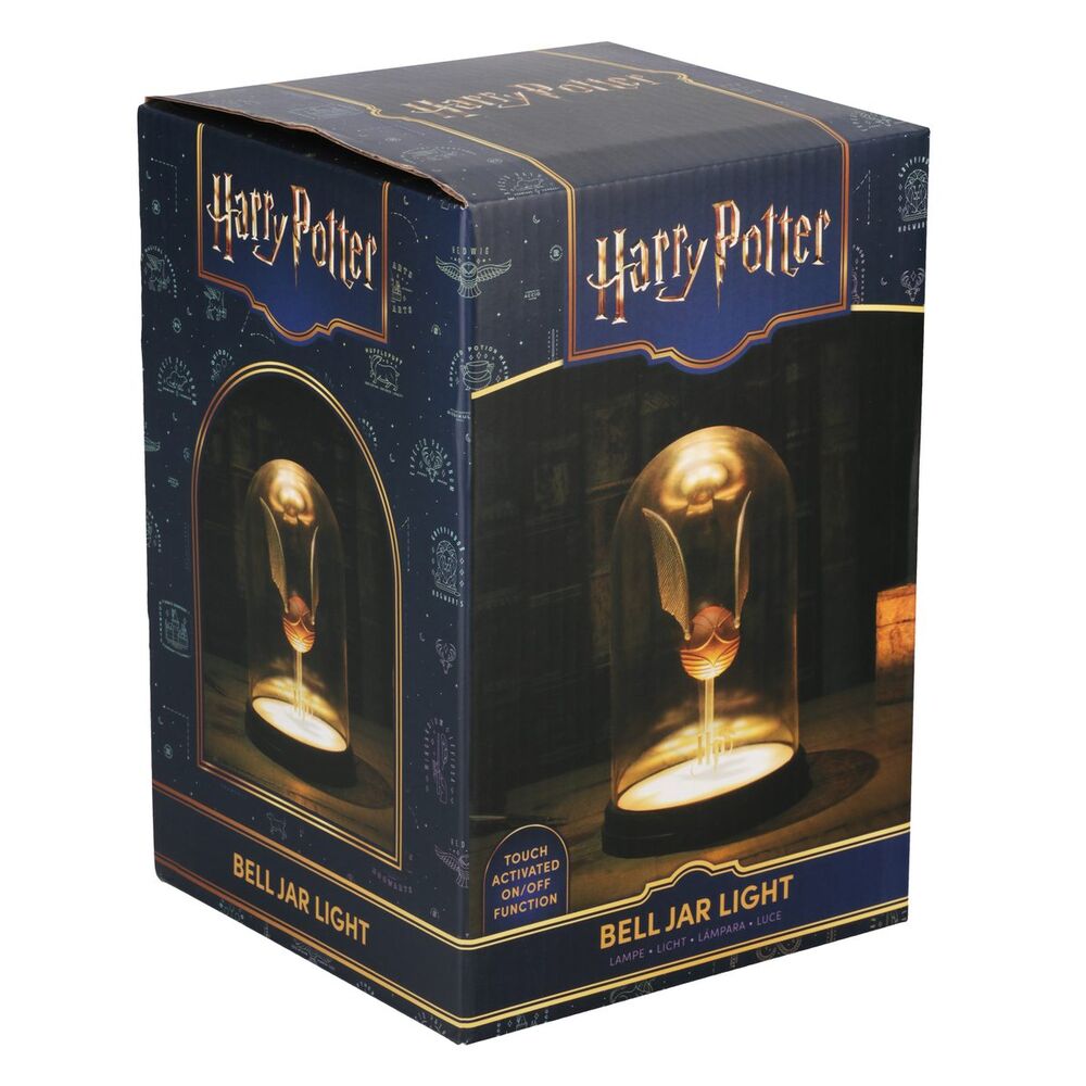 Lámpara campana Harry Potter con Snitch Dorada - 4
