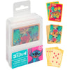 Baraja de cartas impermeables de Stitch Disney con diseños tropicales
