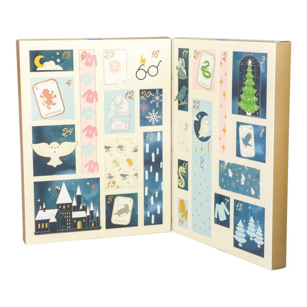 Calendario de adviento de papelería Hogwarts de Harry Potter