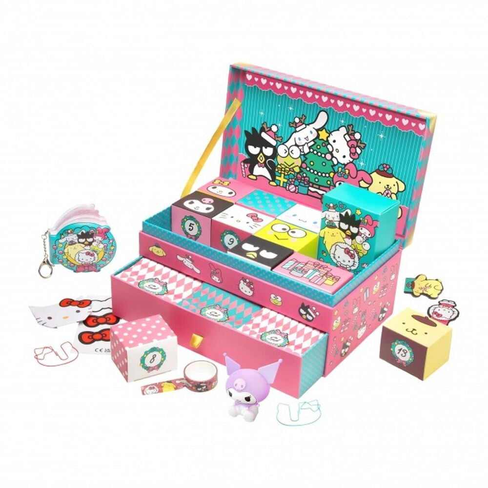 Calendario de Adviento Hello Kitty con caja ilustrada y sorpresas