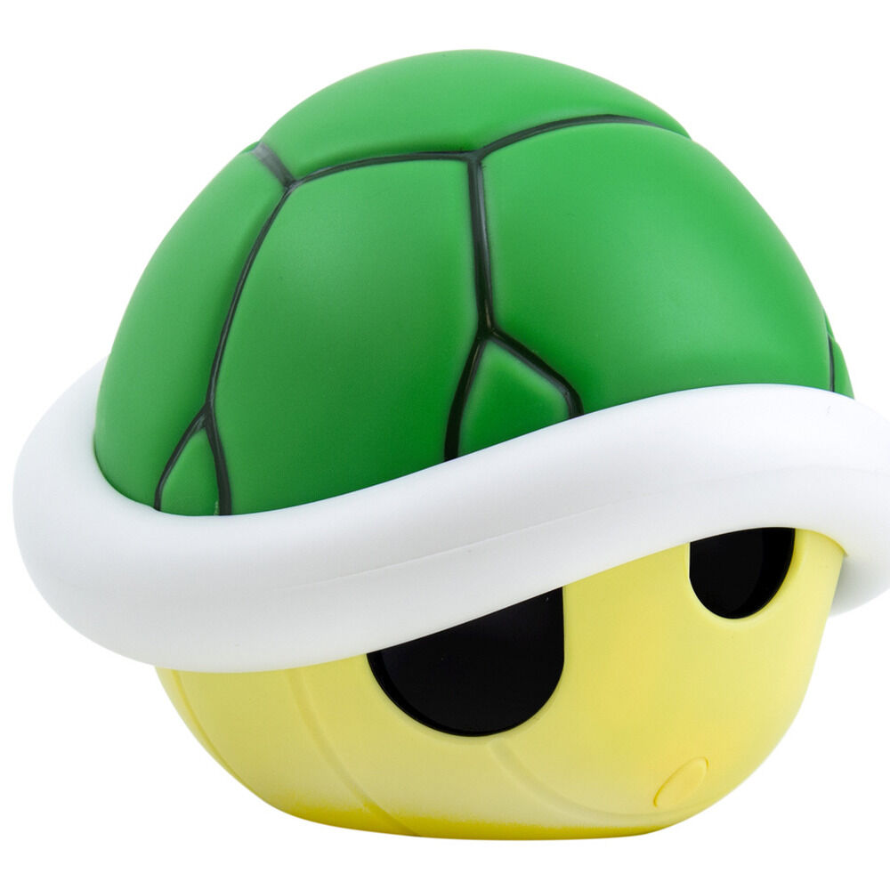 Lámpara 3D de caparazón verde de Super Mario encendida - 3