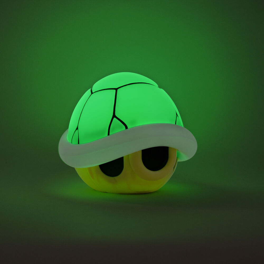 Lámpara 3D de caparazón verde de Super Mario encendida - 4