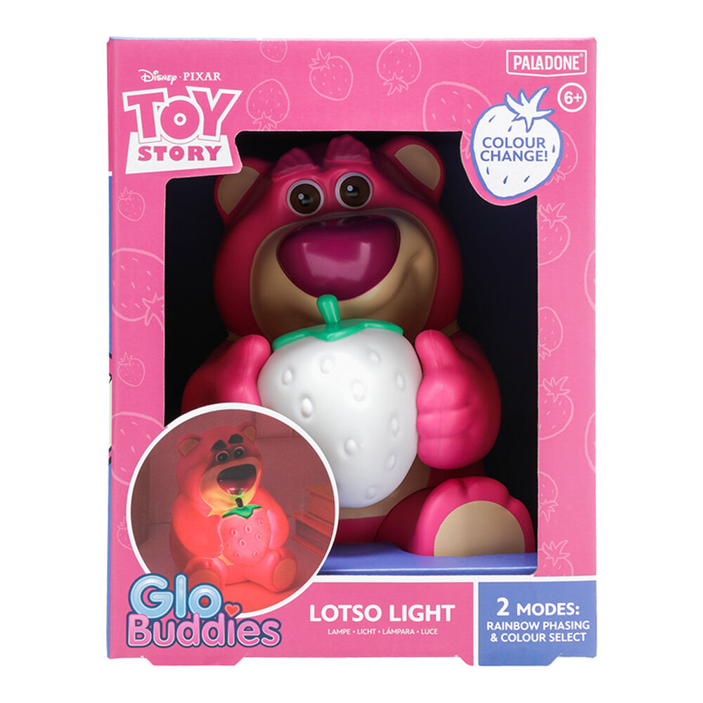 Lámpara quitamiedos de Lotso de Toy Story abrazando una fresa - 7