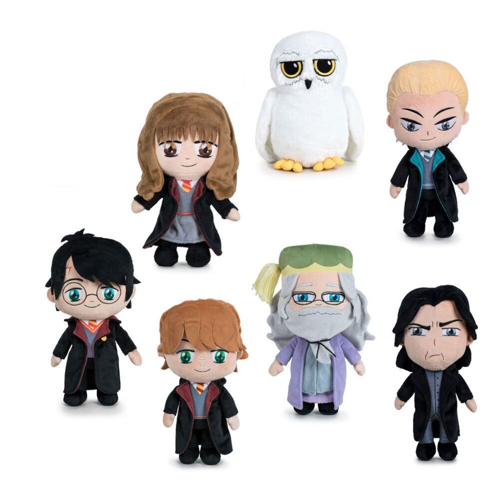 Surtido de peluches de personajes de Harry Potter de 20 cm